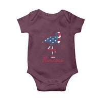 Flamingo 4Th Of July Patriotic USA Independence Flamerica Baby Onesie