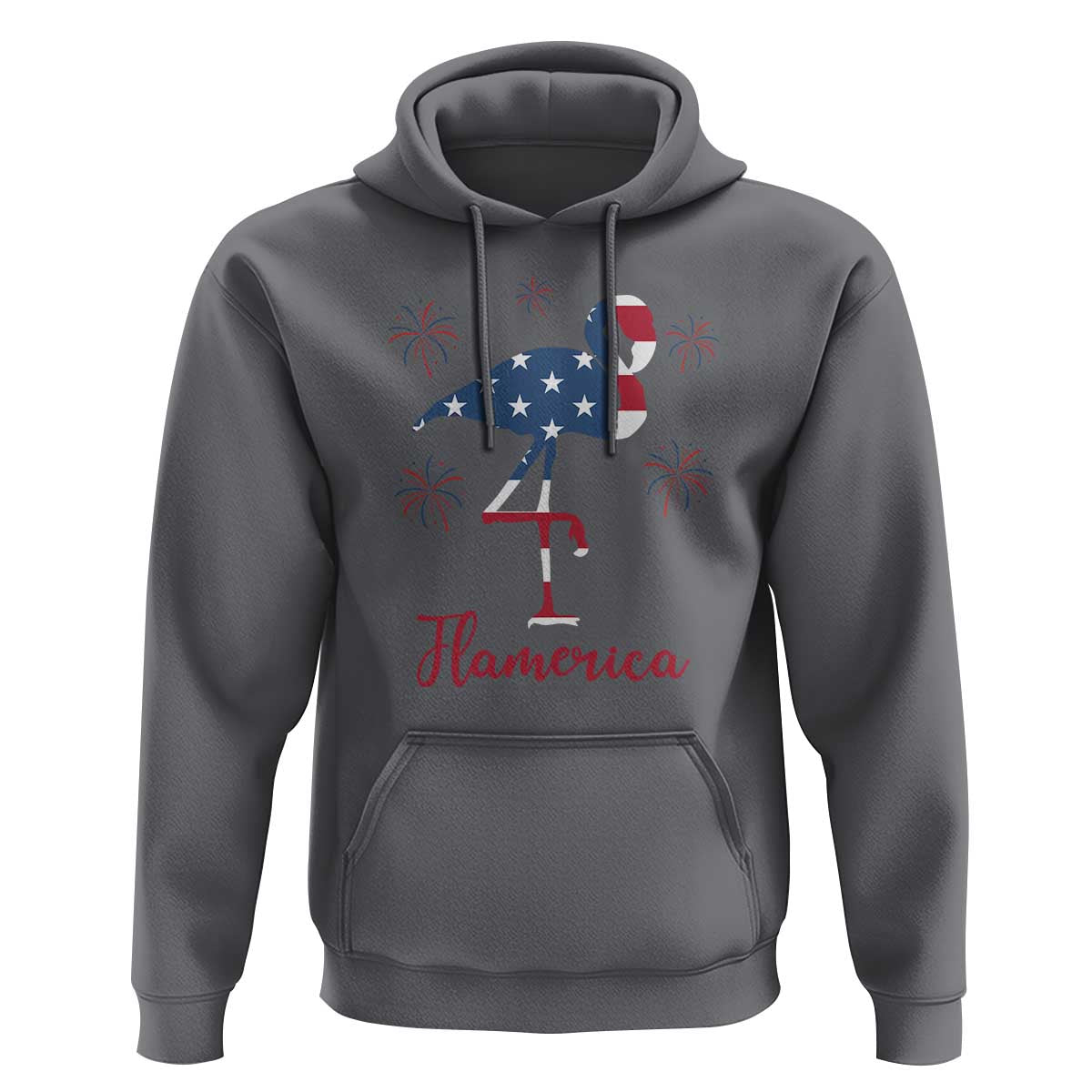Flamingo 4Th Of July Patriotic USA Independence Flamerica Hoodie