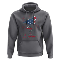 Flamingo 4Th Of July Patriotic USA Independence Flamerica Hoodie
