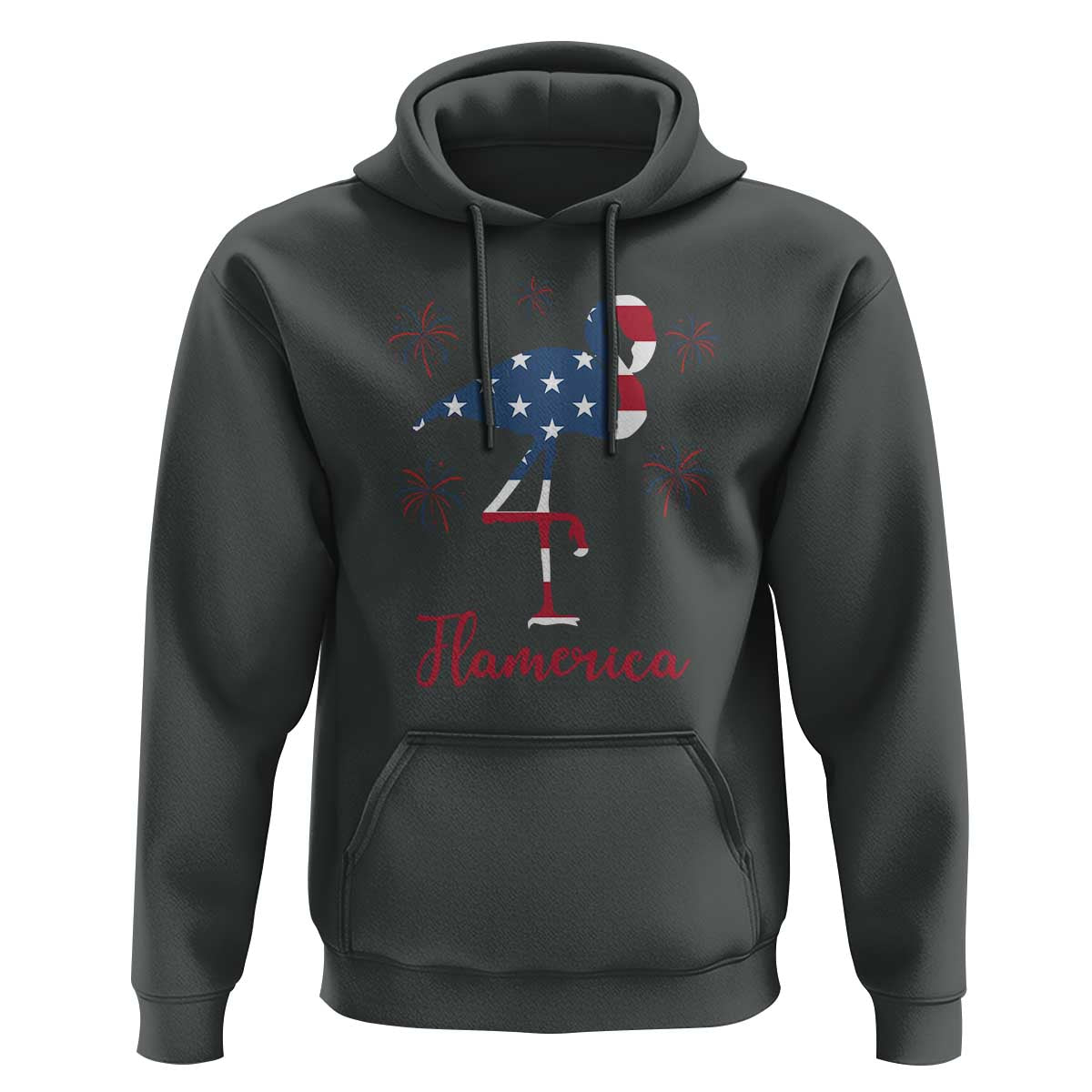 Flamingo 4Th Of July Patriotic USA Independence Flamerica Hoodie