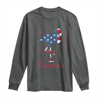 Flamingo 4Th Of July Patriotic USA Independence Flamerica Long Sleeve Shirt
