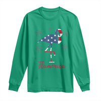 Flamingo 4Th Of July Patriotic USA Independence Flamerica Long Sleeve Shirt