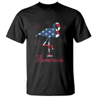 Flamingo 4Th Of July Patriotic USA Independence Flamerica T Shirt