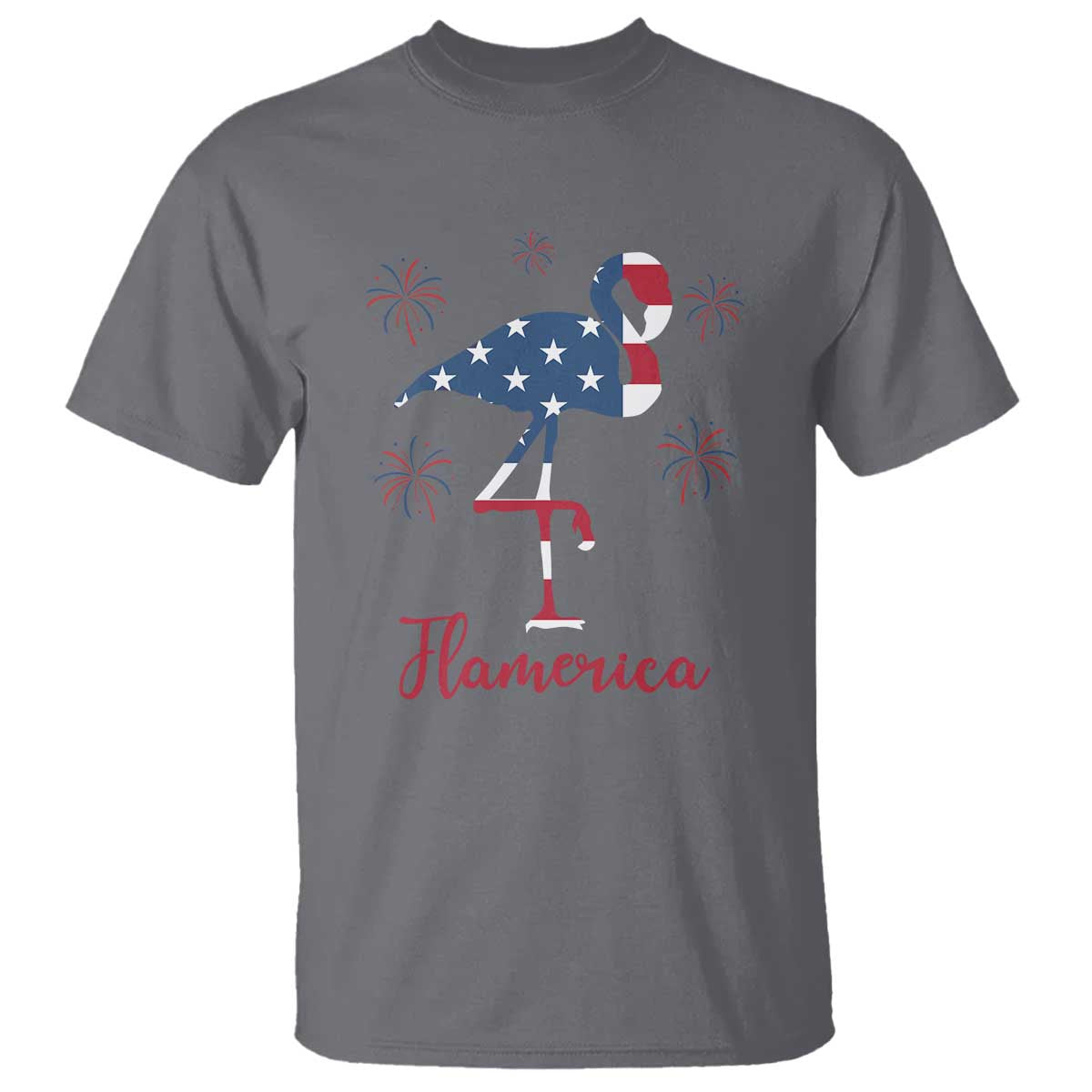 Flamingo 4Th Of July Patriotic USA Independence Flamerica T Shirt