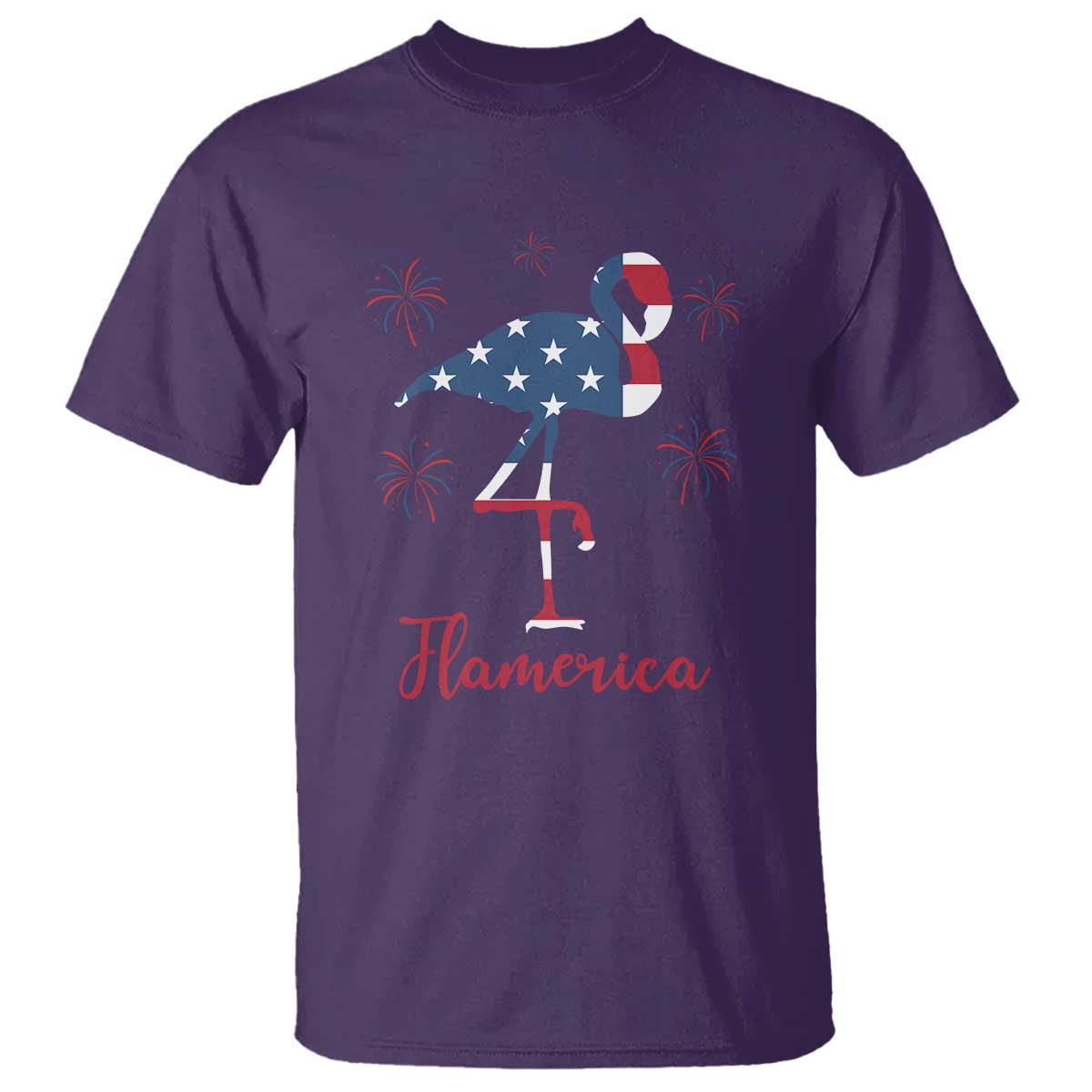 Flamingo 4Th Of July Patriotic USA Independence Flamerica T Shirt