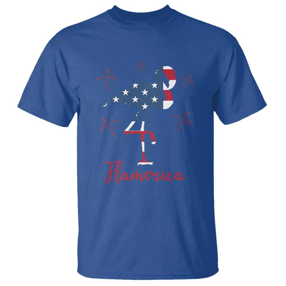 Flamingo 4Th Of July Patriotic USA Independence Flamerica T Shirt