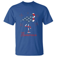 Flamingo 4Th Of July Patriotic USA Independence Flamerica T Shirt
