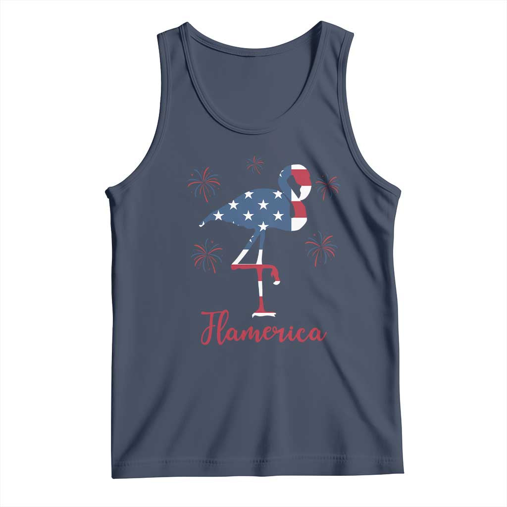Flamingo 4Th Of July Patriotic USA Independence Flamerica Tank Top
