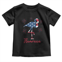 Flamingo 4Th Of July Patriotic USA Independence Flamerica Toddler T Shirt