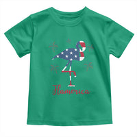 Flamingo 4Th Of July Patriotic USA Independence Flamerica Toddler T Shirt