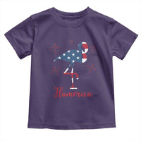 Flamingo 4Th Of July Patriotic USA Independence Flamerica Toddler T Shirt