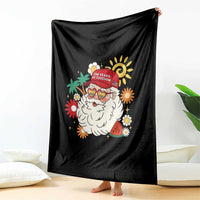 USA 250th Anniversary Santa Christmas In July Throw Blanket