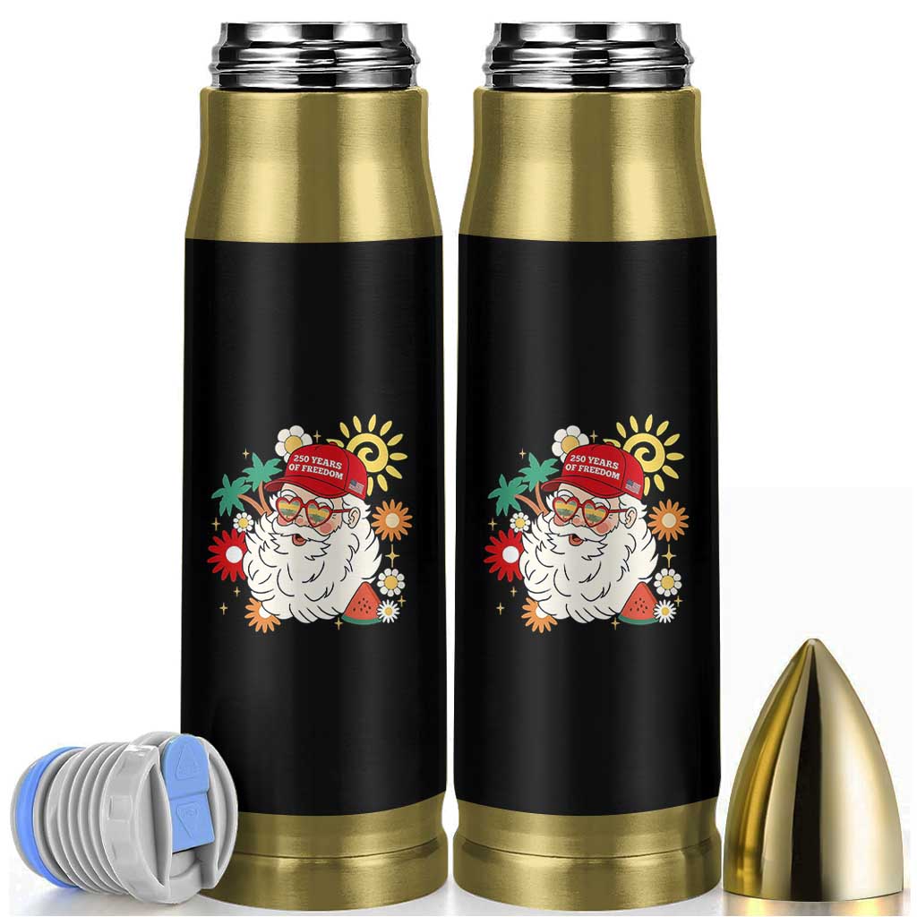USA 250th Anniversary Santa Christmas In July Bullet Tumbler