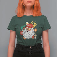 USA 250th Anniversary Santa Christmas In July T Shirt For Women