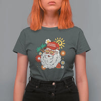 USA 250th Anniversary Santa Christmas In July T Shirt For Women