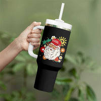USA 250th Anniversary Santa Christmas In July Tumbler With Handle