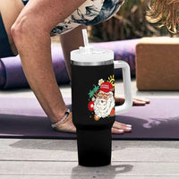 USA 250th Anniversary Santa Christmas In July Tumbler With Handle