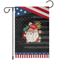 USA 250th Anniversary Santa Christmas In July Patriotic Garden Flag