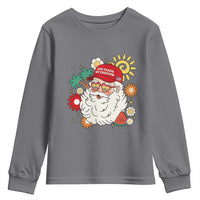 USA 250th Anniversary Santa Christmas In July Youth Sweatshirt