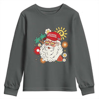 USA 250th Anniversary Santa Christmas In July Youth Sweatshirt