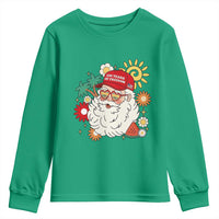 USA 250th Anniversary Santa Christmas In July Youth Sweatshirt