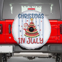 Funny Santa Christmas in July Spare Tire Cover Melon Christmas Tree Summer