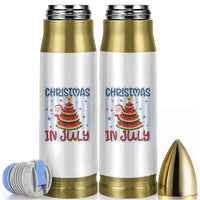 Funny Santa Christmas in July Bullet Tumbler Melon Christmas Tree Summer