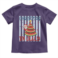 Funny Santa Christmas in July Toddler T Shirt Melon Christmas Tree Summer