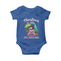 Christmas in July Santa Baby Onesie Palm Tree Beach Summer Hawaii