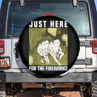 Funny Frog 4th of July Spare Tire Cover Just Here For The Fireworks - Wonder Print Shop