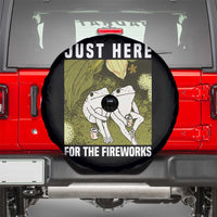 Funny Frog 4th of July Spare Tire Cover Just Here For The Fireworks - Wonder Print Shop
