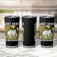 Funny Frog 4th of July Tumbler Cup Just Here For The Fireworks