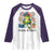 Feral & Free Raglan Shirt Funny 4th of July Patriotic Frog Lovers - Wonder Print Shop