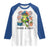 Feral & Free Raglan Shirt Funny 4th of July Patriotic Frog Lovers - Wonder Print Shop