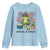 Feral & Free Youth Sweatshirt Funny 4th of July Patriotic Frog Lovers - Wonder Print Shop