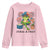 Feral & Free Youth Sweatshirt Funny 4th of July Patriotic Frog Lovers - Wonder Print Shop