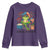 Feral & Free Youth Sweatshirt Funny 4th of July Patriotic Frog Lovers - Wonder Print Shop