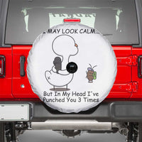 In My Head I Have Pecked You 3 Times Spare Tire Cover Funny Duck Sarcastic Farm Humor - Wonder Print Shop