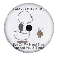 In My Head I Have Pecked You 3 Times Spare Tire Cover Funny Duck Sarcastic Farm Humor - Wonder Print Shop