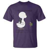 In My Head I Have Pecked You 3 Times T Shirt Funny Duck Sarcastic Farm Humor - Wonder Print Shop