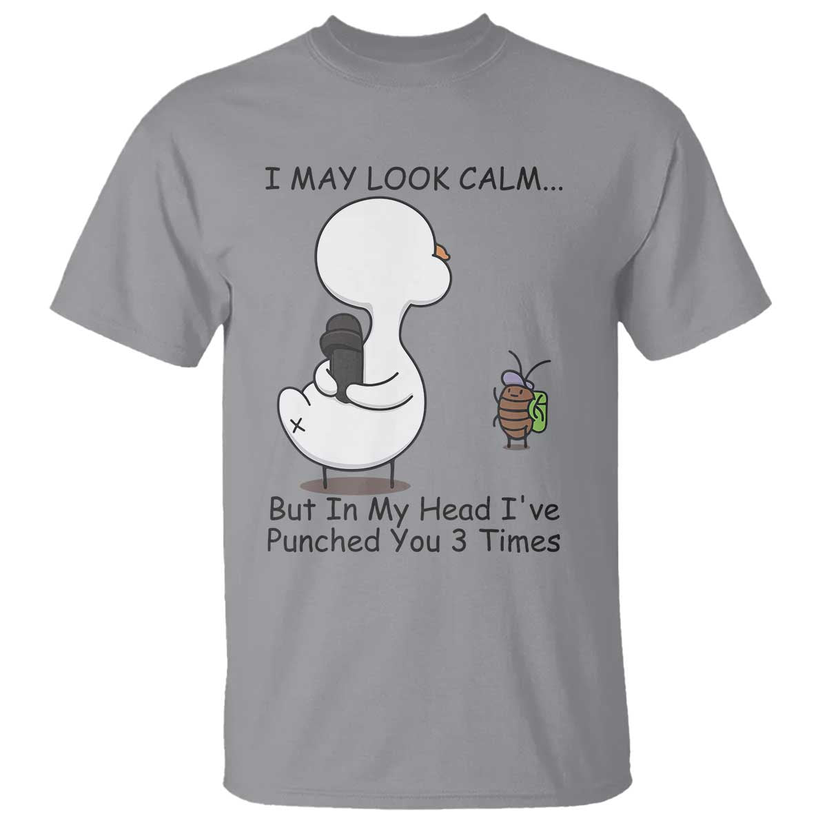 In My Head I Have Pecked You 3 Times T Shirt Funny Duck Sarcastic Farm Humor - Wonder Print Shop