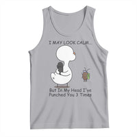 In My Head I Have Pecked You 3 Times Tank Top Funny Duck Sarcastic Farm Humor - Wonder Print Shop