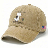 In My Head I Have Pecked You 3 Times Washed Cotton Baseball Cap Funny Duck Sarcastic Farm Humor