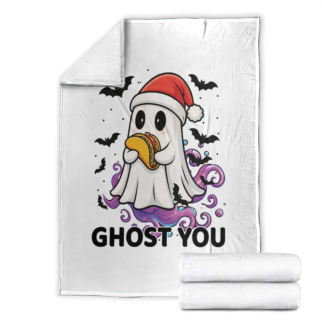 Funny Ghost Halloween Christmas Throw Blanket Ghost You - Wonder Print Shop
