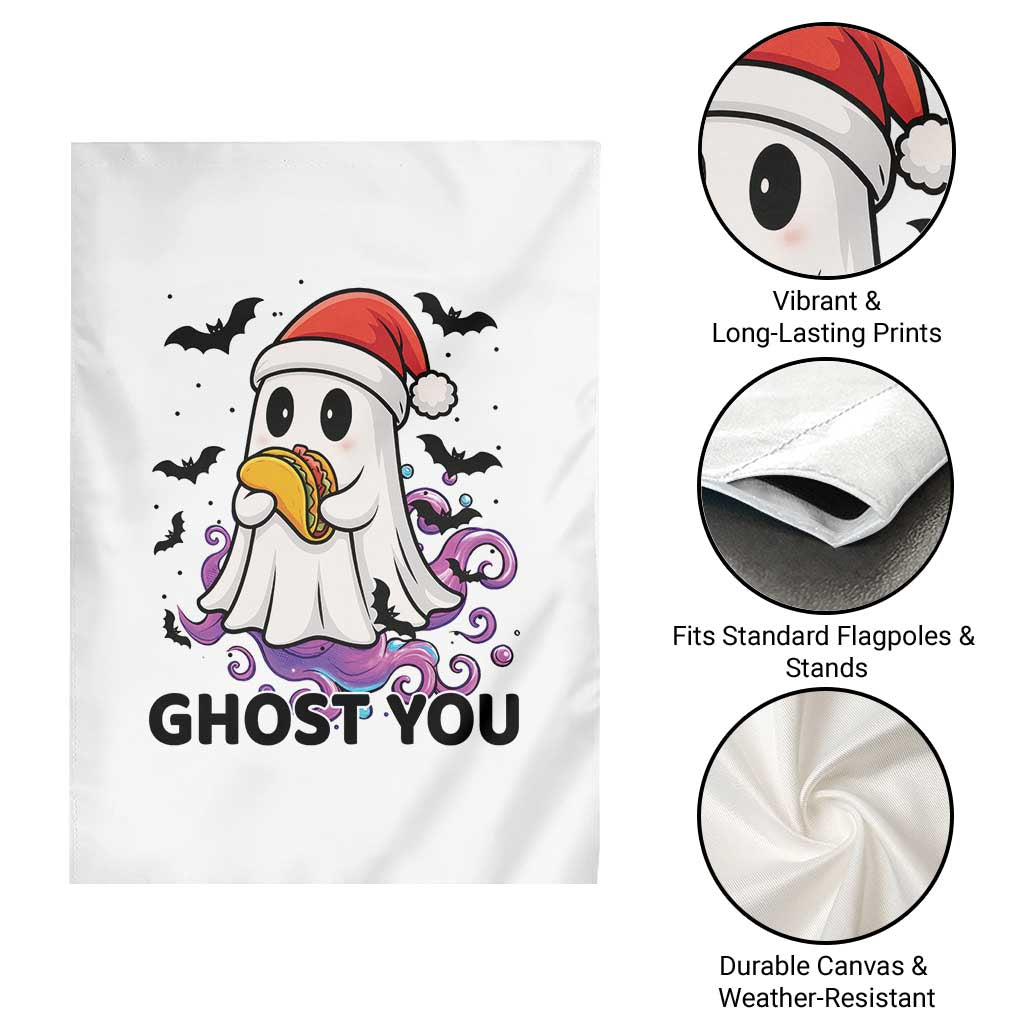 Funny Ghost Halloween Christmas Garden Flag Ghost You - Wonder Print Shop