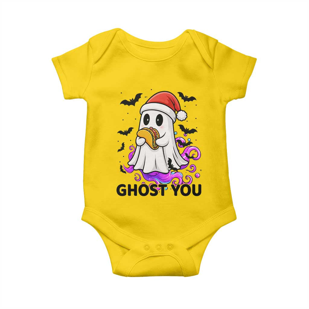 Funny Ghost Halloween Christmas Baby Onesie Ghost You - Wonder Print Shop