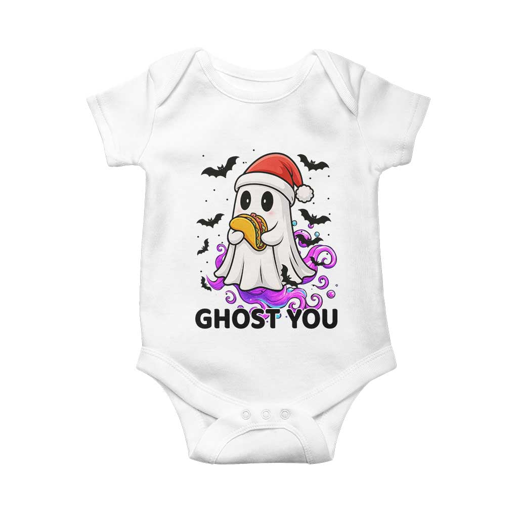 Funny Ghost Halloween Christmas Baby Onesie Ghost You - Wonder Print Shop