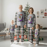 Funny Ghost Halloween Christmas Plaid Pajama Set Ghost You - Wonder Print Shop