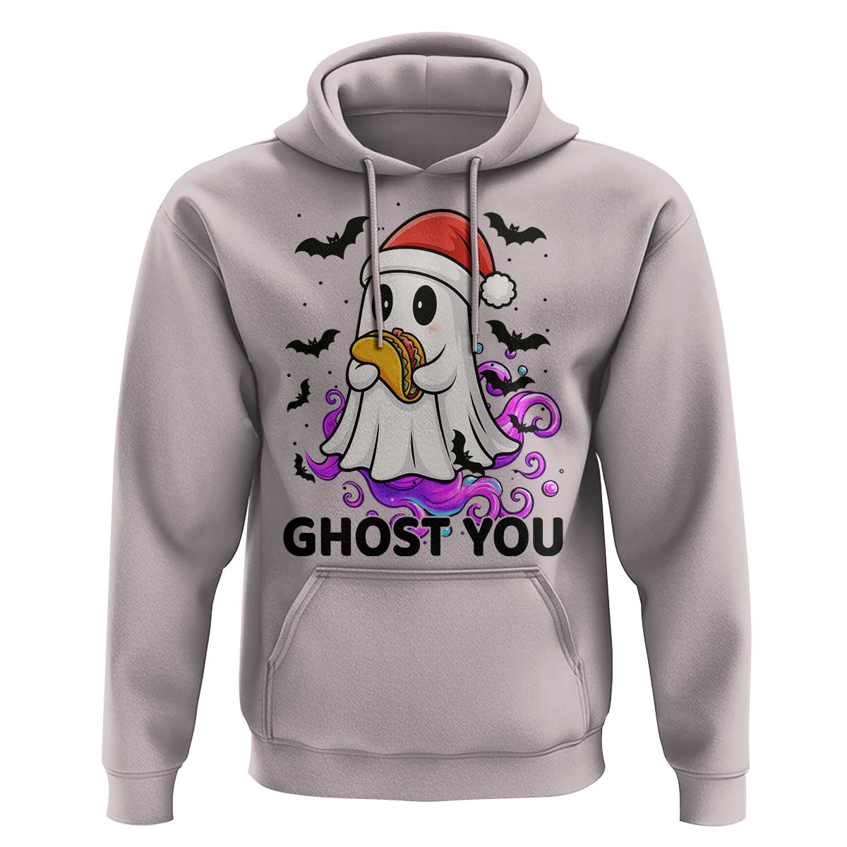 Funny Ghost Halloween Christmas Hoodie Ghost You - Wonder Print Shop