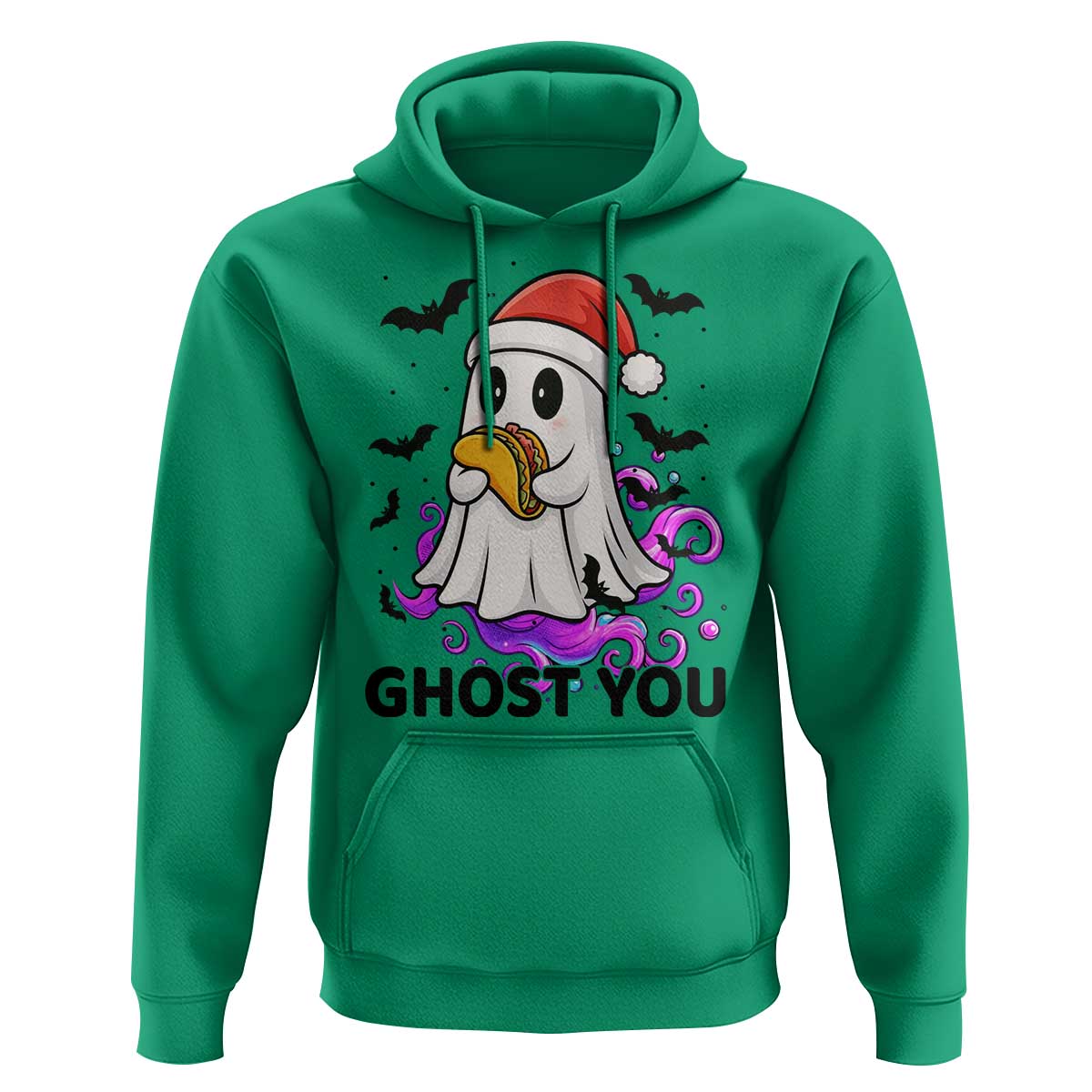 Funny Ghost Halloween Christmas Hoodie Ghost You - Wonder Print Shop